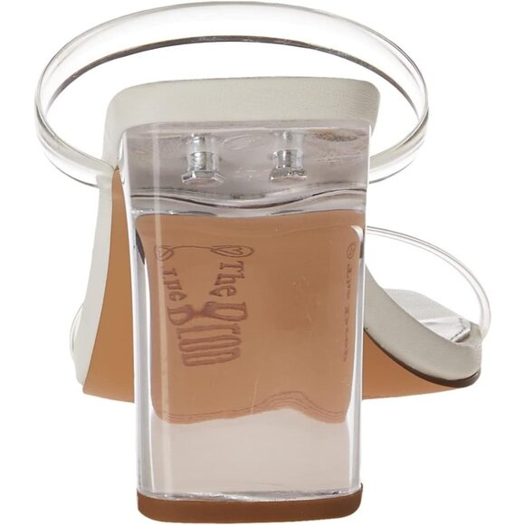 🆕 Women Silver Avery Square Toe Two Strap Staples Elevate High Heeled Sandal - Picture 3 of 8